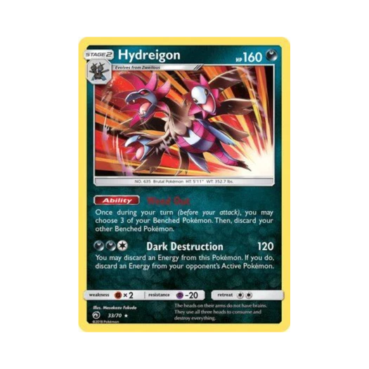 Pokemon TCG Hydreigon RH Dragon Majesty (English Ver.)