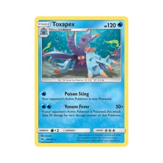 포켓몬 TCG 더시마사리 R 로스트 썬더 (영문판)