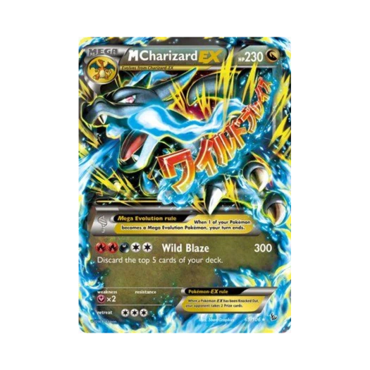 포켓몬 TCG M 리자몽 EX RHE 플래시파이어 (영문판)