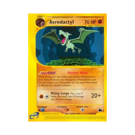 포켓몬 TCG 프테라 R 스카이리지 (영문판)