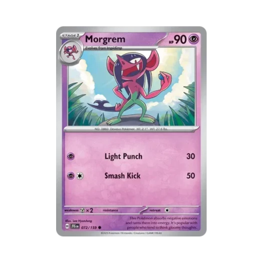 Pokemon TCG Morgrem C Journey Together (English Ver.)