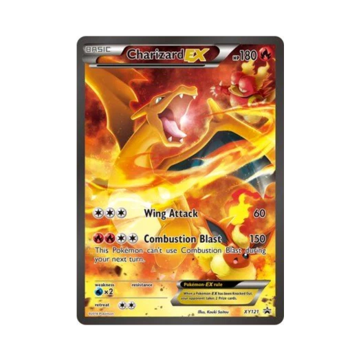 포켓몬 TCG 리자몽 EX 점보 P XY 프로모 카드 (영문판)