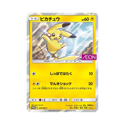 Pokemon TCG Pikachu P Sun & Moon Promos (Japanese Ver.)