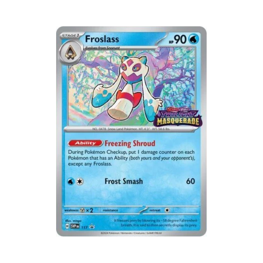 포켓몬 TCG 눈여아 P 스칼렛 & 바이올렛 프로모 카드 (영문판)