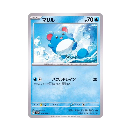 포켓몬 TCG 마릴 C 스노해저드 (일어판)