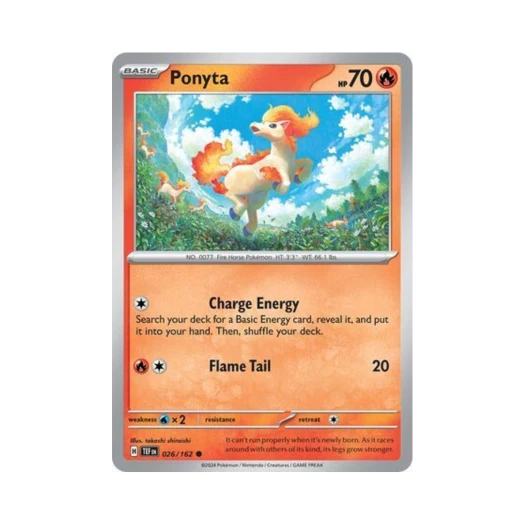 포켓몬 TCG 포니타 C 템포럴 포시스 (영문판) 카드 이미지
