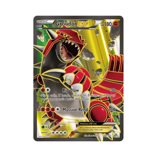포켓몬 TCG 그란돈 EX RU 프라이멀 크래시 (영문판)