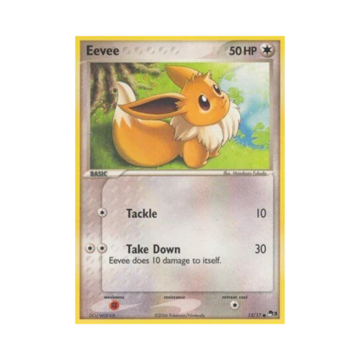 포켓몬 TCG 이브이 C 팝 시리즈 3 (영문판)