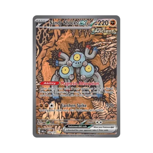 포켓몬 TCG 모래털가죽 ex SIR 프리즈매틱 에볼루션즈 (영문판)