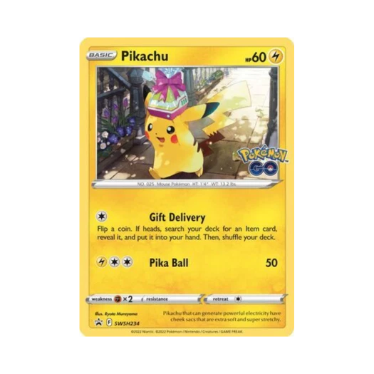포켓몬 TCG 피카츄 P 소드 & 실드 프로모카드 (영문판)