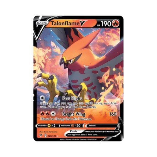 Pokemon TCG Talonflame V HRV Vivid Voltage (English Ver.)