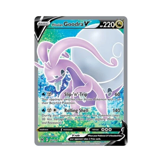 포켓몬 TCG 히스이 미끄래곤 V RU 로스트 오리진 (영문판)