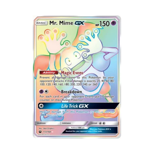 포켓몬 TCG 마임맨 GX RR 셀레스티얼 스톰 (영문판)