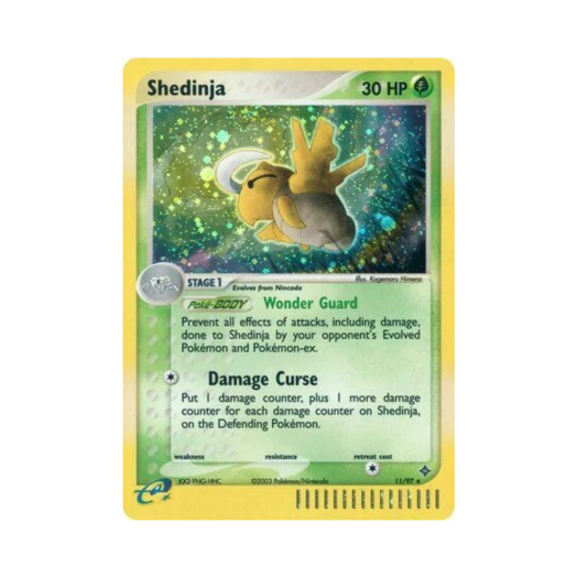 포켓몬 TCG 껍질몬 RH EX 드래곤 (영문판)