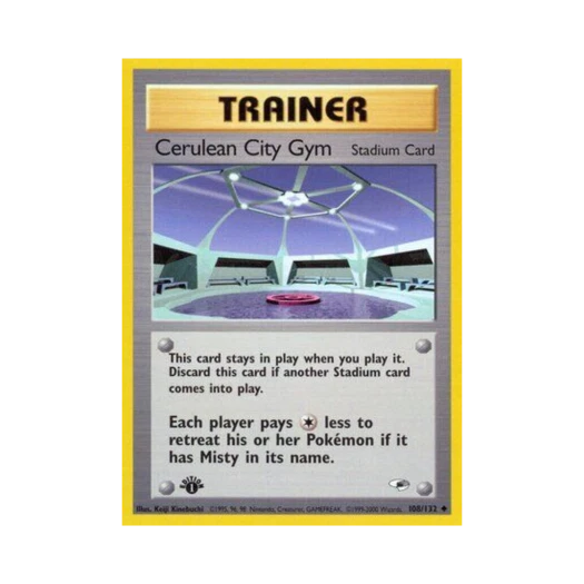 포켓몬 TCG 블루시티 체육관 U 짐 히어로즈 (영문판)
