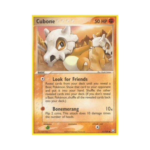 포켓몬 TCG 탕구리 C EX 로켓단 리턴즈 (영문판)