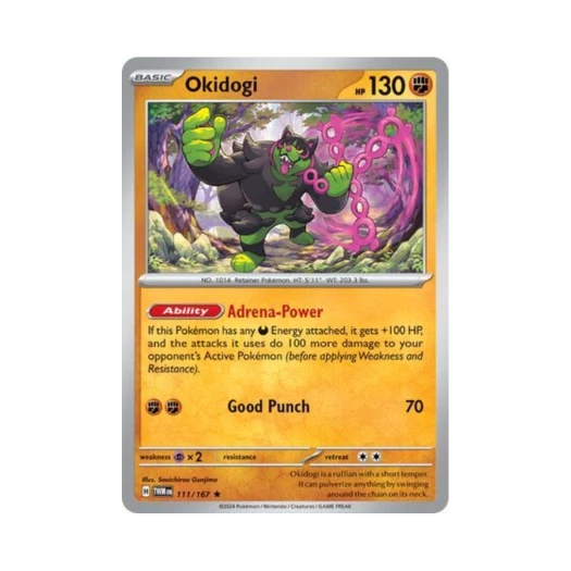 Pokemon TCG Okidogi R Twilight Masquerade (English Ver.)
