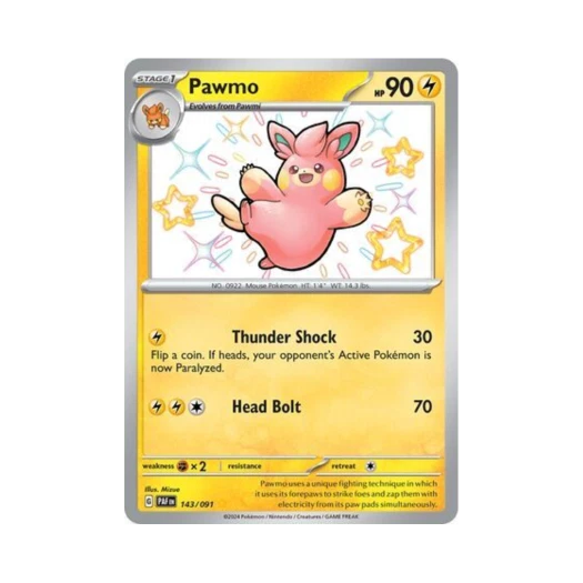 Pokemon TCG Pawmo SR Paldean Fates (English Ver.)