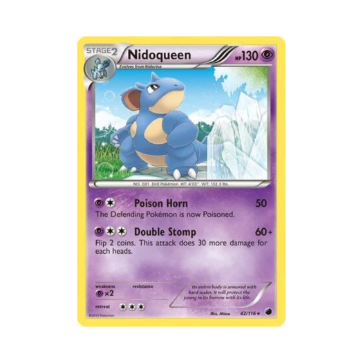 포켓몬 TCG 니드퀸 R 플라스마 프리즈 (영문판)