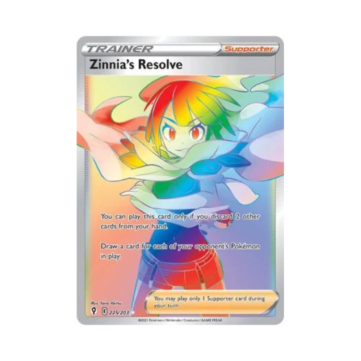 Pokemon TCG Zinnia's Resolve RR Evolving Skies (English Ver.)