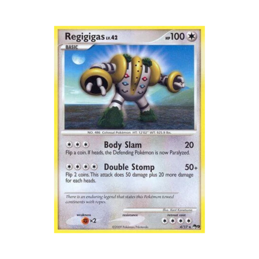 포켓몬 TCG 레지기가스 R 팝 시리즈 9 (영문판)