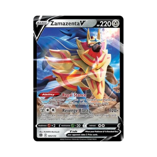 포켓몬 TCG 자마젠타 V HRV 브릴리언트 스타즈 (영문판)