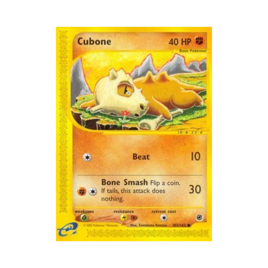 Pokemon TCG Cubone C Expedition Base Set (English Ver.)