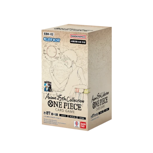 원피스 TCG EBK-02 엑스트라 부스터 팩 애니메이션 25주년 컬렉션 12 박스 (288팩/한글판)