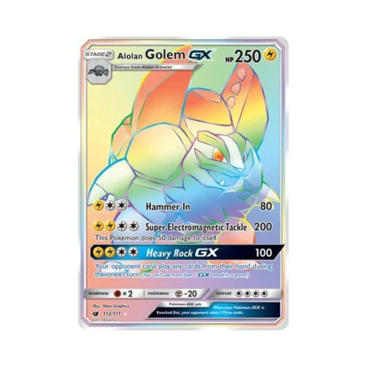 포켓몬 TCG 알로라 딱구리 GX RR 크림슨 인베이전 (영문판)