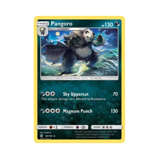 Pokemon TCG Pangoro R Guardians Rising (English Ver.)