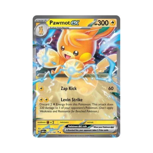 포켓몬 TCG 빠르모트 ex DR 옵시디언 플레임즈 (영문판)