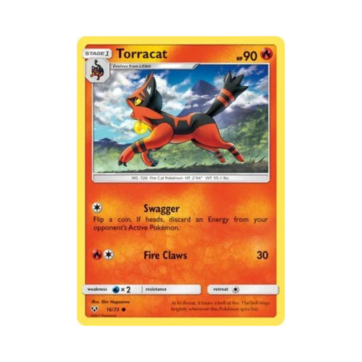 Pokemon TCG Torracat C Shining Legends (English Ver.)