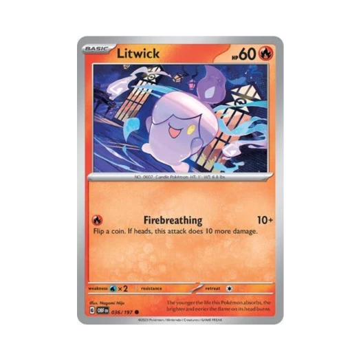 포켓몬 TCG 불켜미 C 옵시디언 플레임즈 (영문판) 카드 이미지