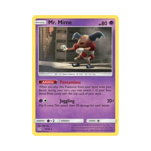Pokemon TCG Mr. Mime R Detective Pikachu (English Ver.)
