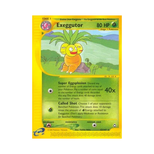 포켓몬 TCG 나시 R 아쿠아폴리스 (영문판)