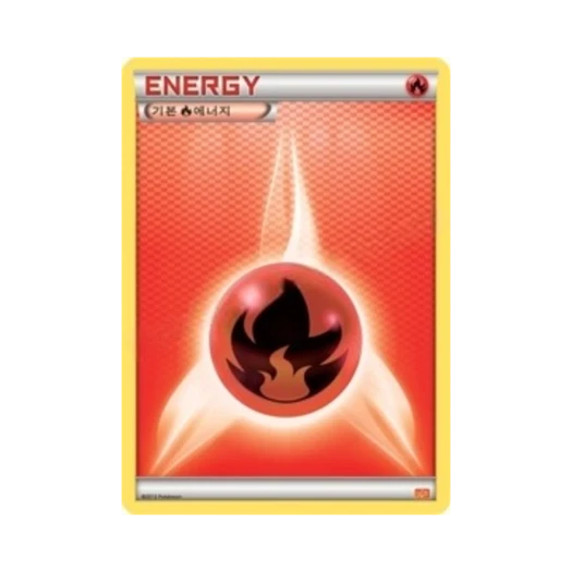 포켓몬 TCG 기본 불꽃 에너지 BW 플레이 강화 덱 화이트큐레무 ex (한글판)