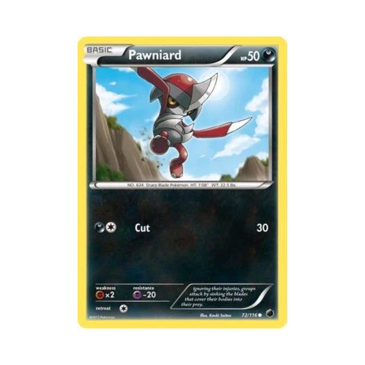 Pokemon TCG Pawniard C Plasma Freeze (English Ver.)