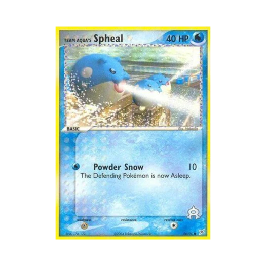 포켓몬 TCG 아쿠아단의 대굴레오 C EX 마그마단 vs 아쿠아단 (영문판)