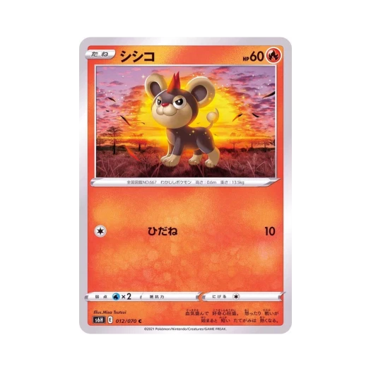 포켓몬 TCG 레오꼬 C 백은의 랜스 (일어판)