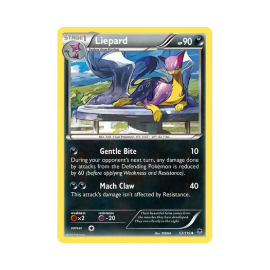 포켓몬 TCG 레파르다스 U 팬텀 포스 (영문판)