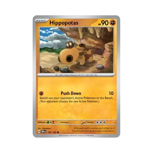 포켓몬 TCG 히포포타스 C 데스티니드 라이벌스 (영문판)