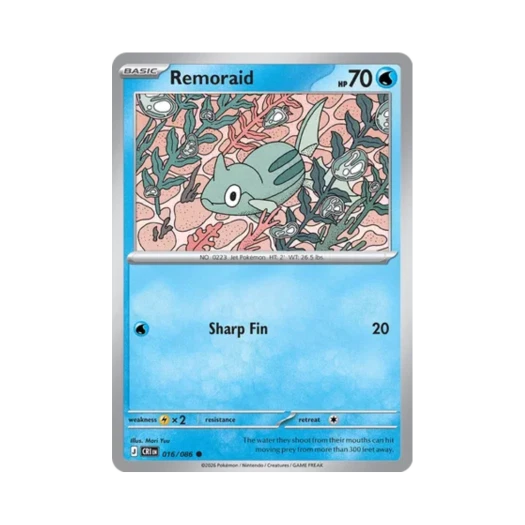 Pokemon TCG Remoraid C Chaos Rising (English Ver.)