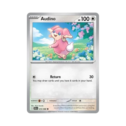 Pokemon TCG Audino C Black Bolt (English Ver.)