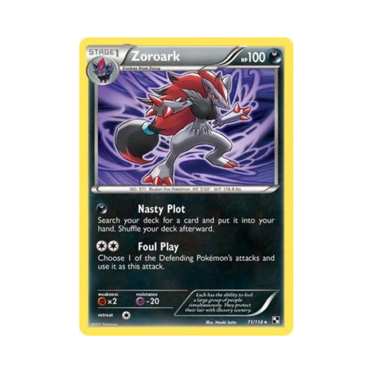 Pokemon TCG Zoroark RH Black & White (English Ver.)
