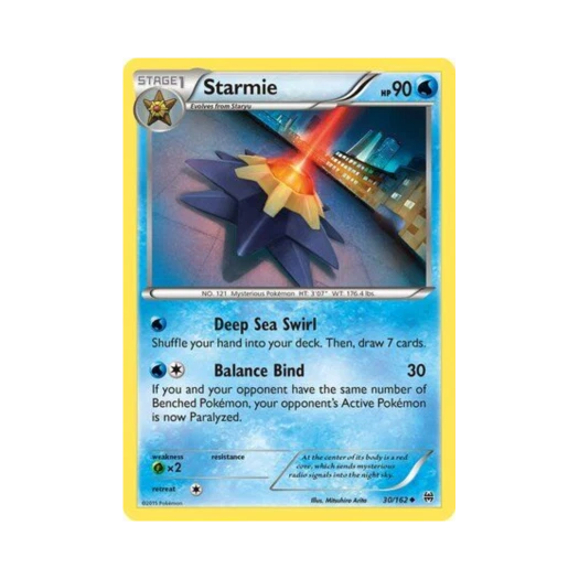 Pokemon TCG Starmie U BREAKthrough (English Ver.)