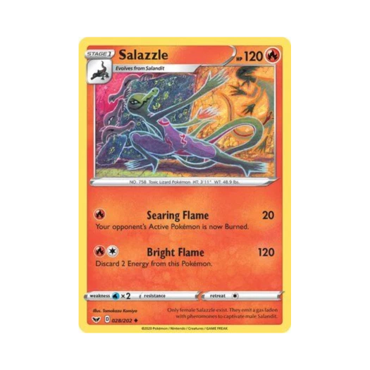 포켓몬 TCG 염뉴트 U 소드 & 실드 (영문판)