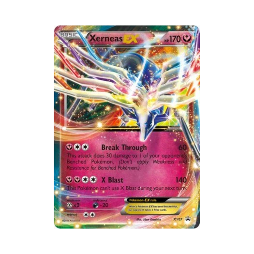 포켓몬 TCG 제르네아스 EX P XY 프로모 카드 (영문판)