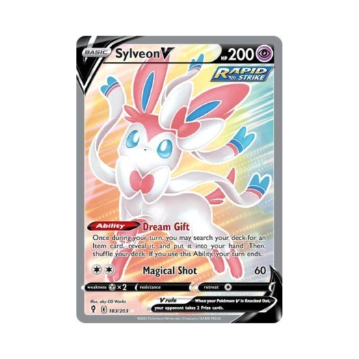 Pokemon TCG Sylveon V RU Evolving Skies (English Ver.)
