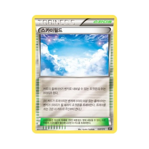 포켓몬 TCG 스카이필드 베스트 오브 엑스와이 (한글판)