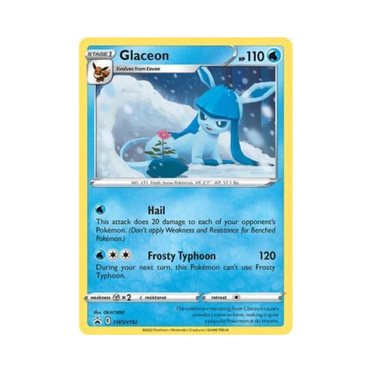 포켓몬 TCG 글레이시아 P 소드 & 실드 프로모카드 (영문판)